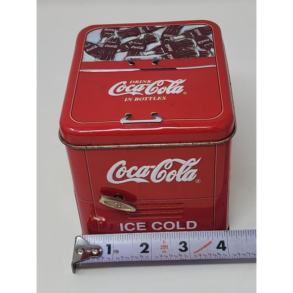 Vintage Coca Cola Music Box‎ Tins By Country Seams "The Coke Song" - Picture 10 of 11